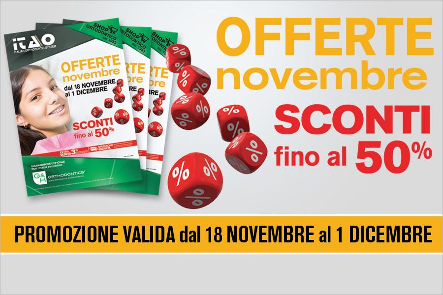 Super sconti dal 18/11 al 01/12